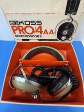 Cuffie stereofoni vintage Koss PRO/4AA con scatola made in USA