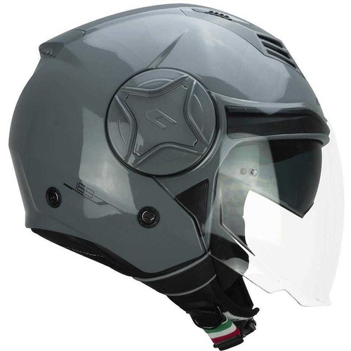 Casco moto jet doppia visiera - casco,