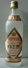OLDMOOR GIN 75 CL. Vintage Bottiglia Vuota Per Collezionisti