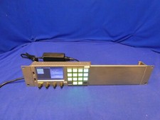 Pannello di controllo sistema Evertz Quartz CP-2116E-H con 1 alimentatore Evertz, montaggio su rack