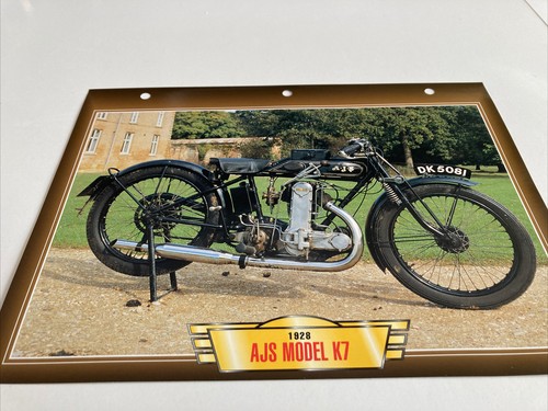 Ajs 350 modello 1928 scheda - modello, k7