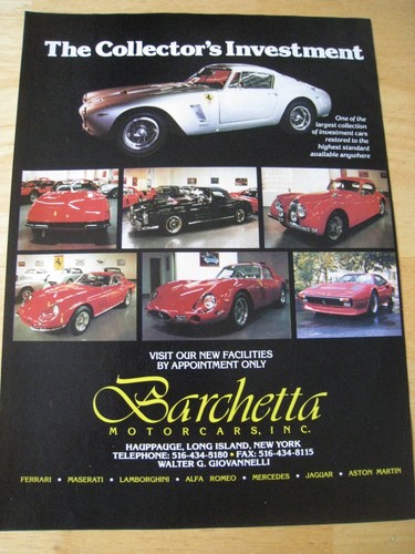 Barchetta motorcars inc new - barchetta,