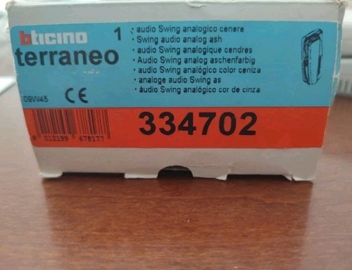 Bticino terraneo swing 334702 - bticino,