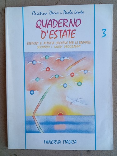 Quaderno estate esercizi - quaderno, d'estate