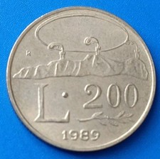 ?? SAN MARINO ?? COIN MONETA PRE EURO 200 LIRE 1989
