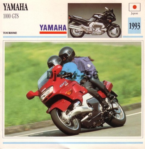 Fiche moto yamaha - fiche, gts