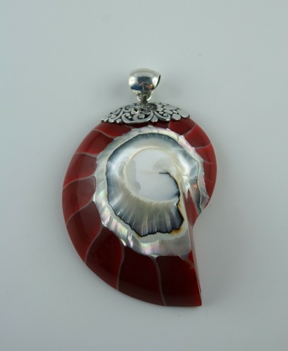 Ciondolo conchiglia nautilus - ciondolo,