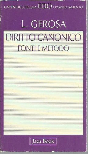 Diritto canonico fonti - canonico,