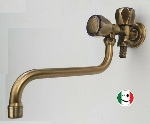 Rubinetto snodo con - rubinetto, ½"