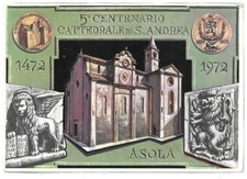 MANTOVA (1758) - ASOLA 5° Centenario Cattedrale di S. Andrea - FG/Vg 1980