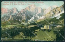 Belluno San Vito di Cadore STRAPPINO RIPARATA cartolina KV2954