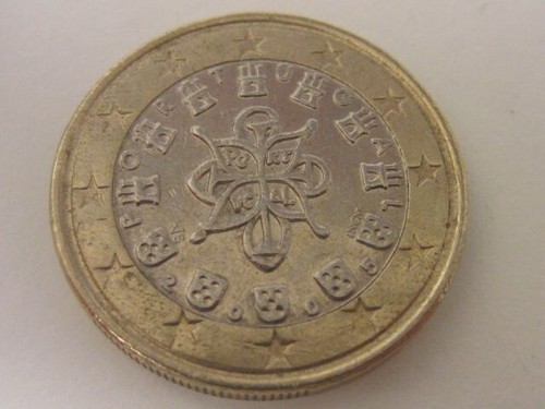Moneta euro portogallo - 1,