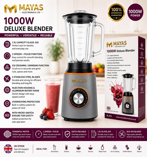 Frullatore deluxe 1000w - deluxe,
