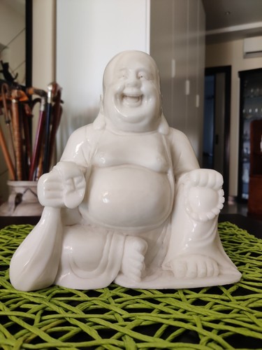 Scultura buddha marmo - scultura, di