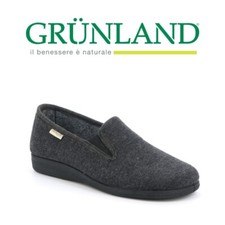 Grunland Pantofola Relax Uomo Mocassino da Casa XL EZIO PA0545 Antracite