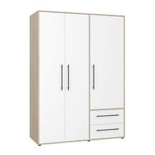 Armadio a 3 ante battenti FATHIE con 3 cassetti, in laminato. LAP 145x200x59 cm.