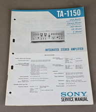 Sony TA-1150 Amplificatore