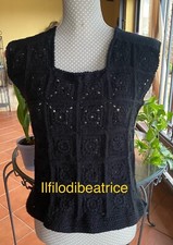 Maglia  in lana smanicata -