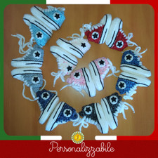 Scarpine scarpette uncinetto