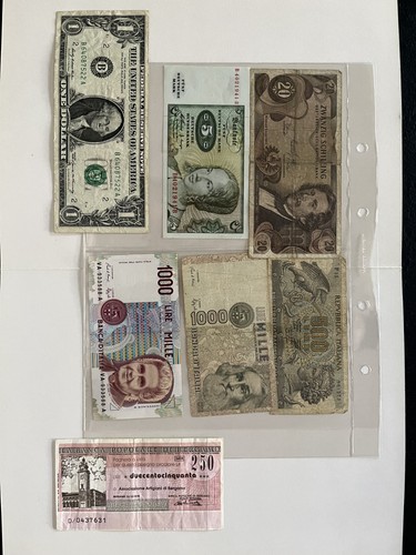 Lotto misto banconote - , dal