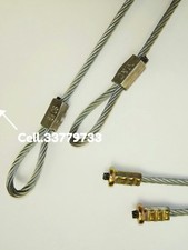 Coppia cavi acciaio resistente