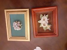 ✅? 2 Quadretti Vintage Capodimonte Unico E Raro Artigianale 