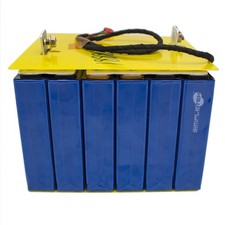 Pacco Batterie Da 6 Celle Inverter Pannelli Solari A 9,6v 100ah L Ricondizionato