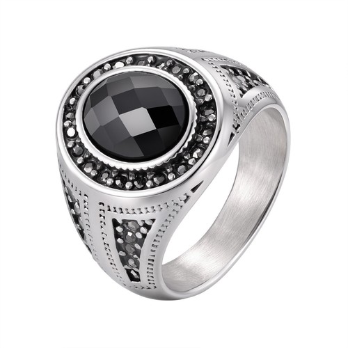 Anello uomo acciaio inox più