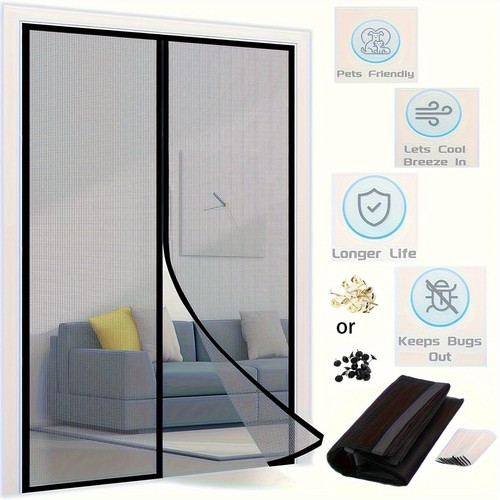 Magnetic mosquito door - door, screen
