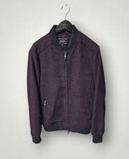 Bomber Bordeaux Trapuntato