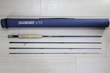 Sage VT2 386-4 Fly Rod 8'6" 3wt 4pz grafite - rara serie blu con custodia E32
