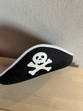 cappello carnevale pirata nero
