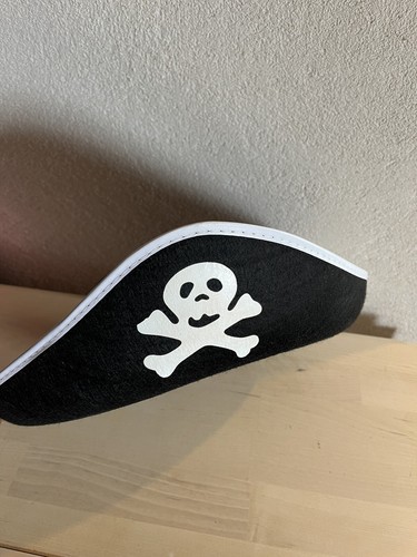 Cappello carnevale pirata nero - pirata,