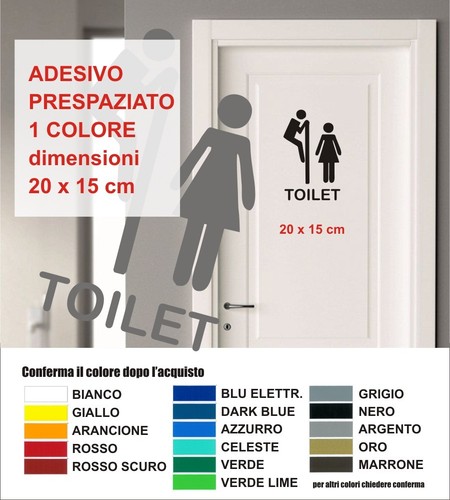 Adesivo stickers toilet - adesivo,