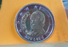Moneta da 2 euro rara Espana del 2002  molto cirolata