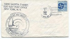 1959 USNS Sagitta T-AK87 New York Sealift for Security Polar Arctic Oper. Cover