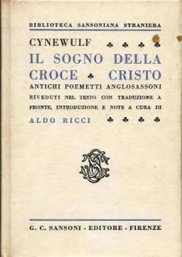 Cynewulf il sogno della - cynewulf.,