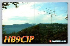 Radioamatore QSL HB9CIP Svizzera 2007 Ten Tec Orion Drake antenne