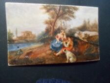 IMPORTANTE E RARA MINIATURA DIPINTA SU MATERIALE PREZIOSO 18°