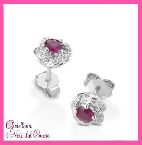 Orecchini oro bianco 18k - orecchini,
