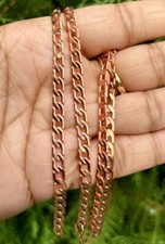 Collana catena cuban rame - collana,