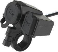 Moto Usb Sigaretta Presa 12V