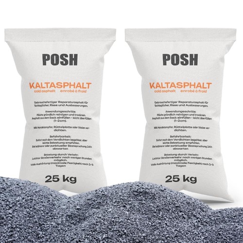 Asfalto freddo posh 2x25kg - freddo,