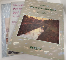 BERBEN LOTTO 3x OPERE SCELTE PER CHITARRE MOZZANI MATIEGKA TERZI Spartiti