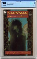 Sandman #8A CBCS 9.8 1989 21-1EAEE22-295 1ª App. Morte