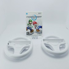 Mario Kart Wii Bundle 2 Volanti Gioco per Nintendo Wii PAL  Completo Multilingua