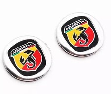 STEMMA  LOGO ABARTH ADEVISO 14 mm PER CHIAVE 500 595 695 PUNTO PANDA