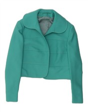 DERETA Girls Blazer Jacket 11-12 Years Turquoise Polyester BH13