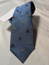 NWT Paul Smith Tie Blue Silk