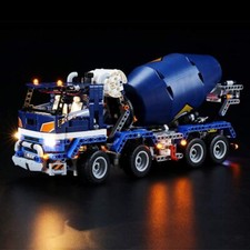 LocoLee Kit Luci LED per Lego 42112 Betoniera Camion Costruzione Illuminazione Set